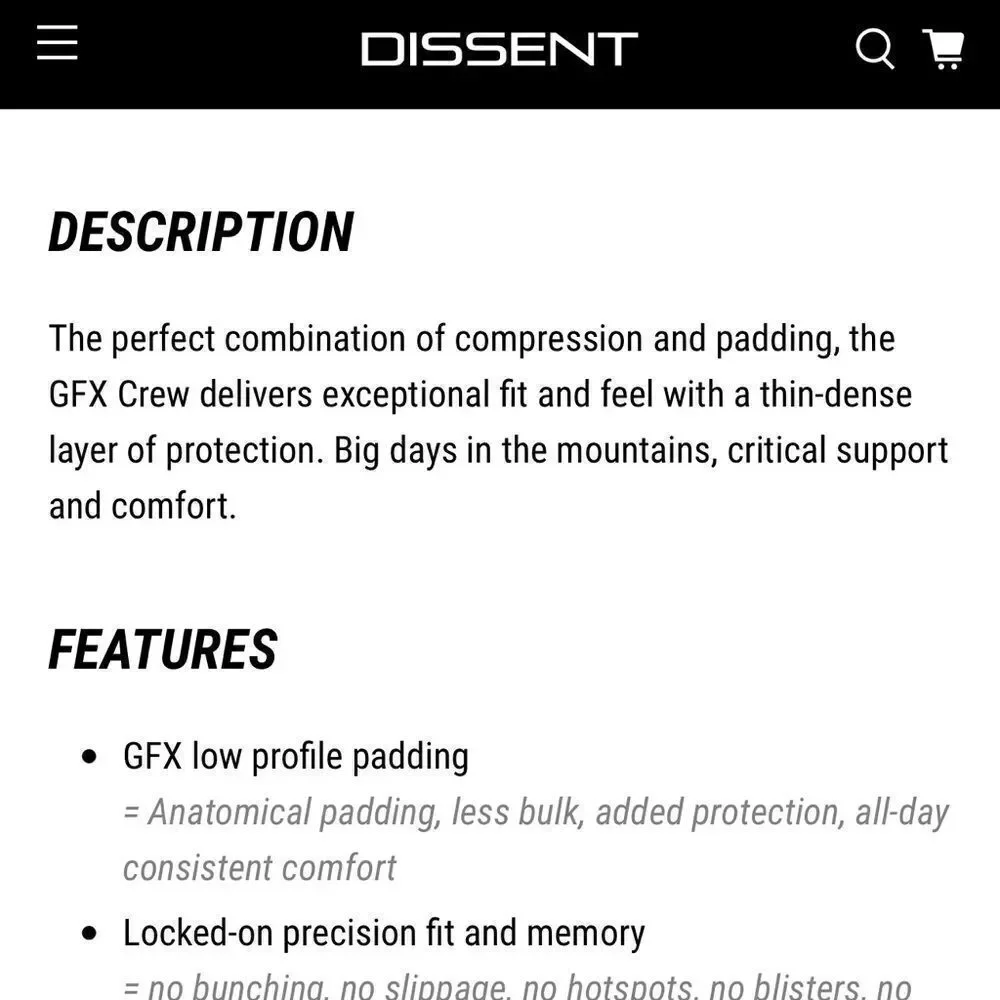 🆕 Dissent Labs Genuflex Compression Crew Socks